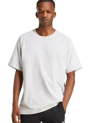 adidas Originals t-shirt bawełniany Premium Essentials Tee męski kolor szary z aplikacją JD3275