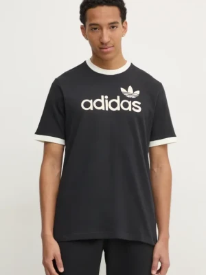 adidas Originals t-shirt bawełniany SIMPLE TEE męski kolor czarny z nadrukiem JC8372