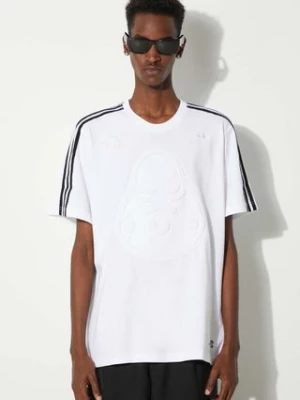 adidas Originals t-shirt bawełniany Tee kolor biały z nadrukiem IV9470