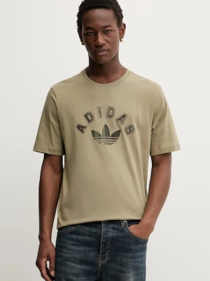adidas Originals t-shirt bawełniany Trefoil męski z nadrukiem JV7753
