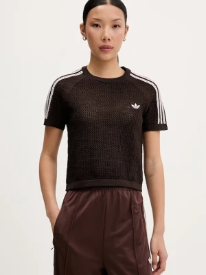 adidas Originals T-shirt damski ażurowy