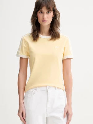 adidas Originals T-shirt damski bawełniany z elastanem