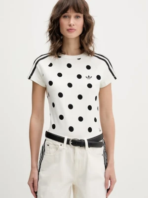 adidas Originals T-shirt damski bawełniany z elastanem