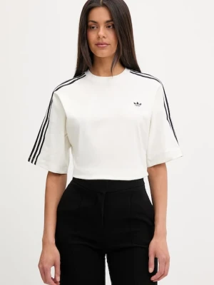 adidas Originals T-shirt damski bawełniany z elastanem