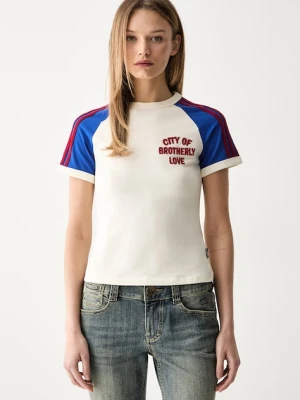 adidas Originals T-shirt damski bawełniany z elastanem