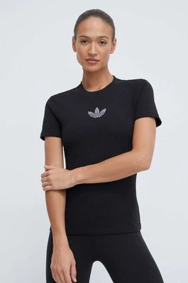 adidas Originals t-shirt damski kolor czarny IT9421