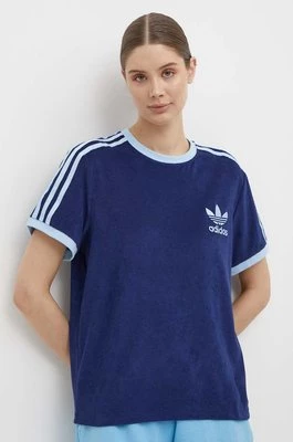 adidas Originals t-shirt damski kolor granatowy IR7465
