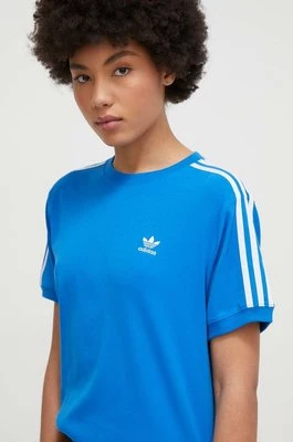 adidas Originals t-shirt damski kolor niebieski