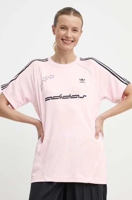 adidas Originals t-shirt damski kolor różowy IT9680