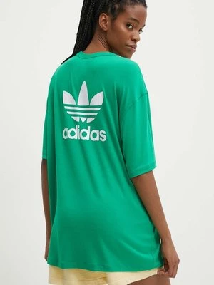 adidas Originals t-shirt damski kolor zielony IR8063