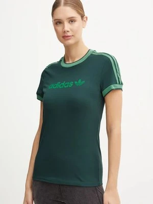 adidas Originals t-shirt damski kolor zielony JJ1504