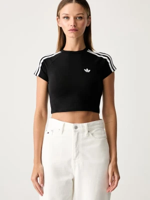 adidas Originals T-shirt damski z bawełną czarny