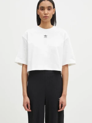 adidas Originals t-shirt Essential damski kolor biały JJ3385