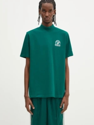 adidas Originals t-shirt GRFX TEE męski kolor zielony gładki JC8368
