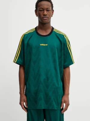 adidas Originals T-shirt męski JACQUARD JSY zielony