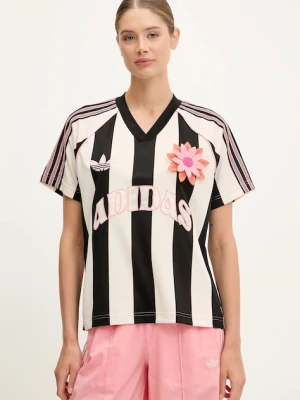 adidas Originals t-shirt Jersey damski kolor beżowy KC0672
