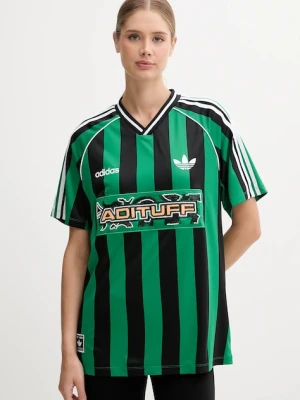 adidas Originals t-shirt Jersey damski kolor zielony KD2273