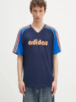 adidas Originals t-shirt Jersey męski kolor niebieski z nadrukiem JD0812