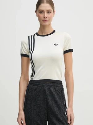 adidas Originals t-shirt KNITTED 3S TEE