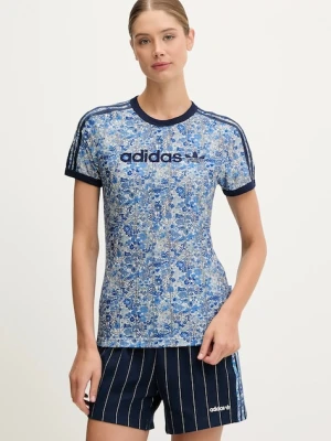 adidas Originals t-shirt Liberty damski kolor granatowy JC5304