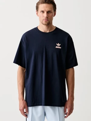 adidas Originals T-shirt męski bawełniany granatowy