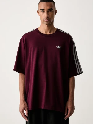 adidas Originals T-shirt męski bawełniany Adicolor bordowy