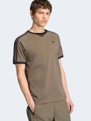 adidas Originals T-shirt męski bawełniany brązowy
