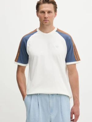 adidas Originals T-shirt męski bawełniany Cali beżowy