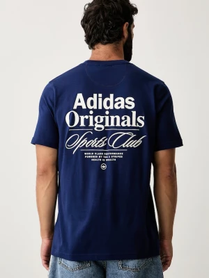 adidas Originals T-shirt męski bawełniany granatowy