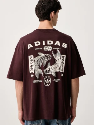 adidas Originals T-shirt męski bawełniany Koi GFX brązowy