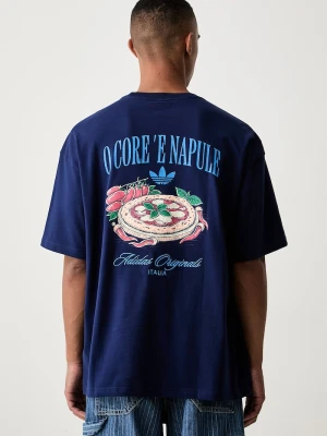 adidas Originals T-shirt męski bawełniany Napoli granatowy