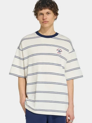 adidas Originals T-shirt męski bawełniany z elastanem Resort beżowy
