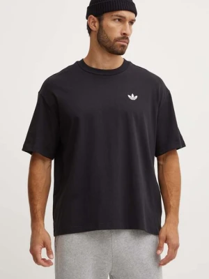 adidas Originals t-shirt męski kolor czarny gładki IY7381