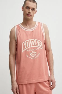 adidas Originals t-shirt męski kolor różowy IS2899