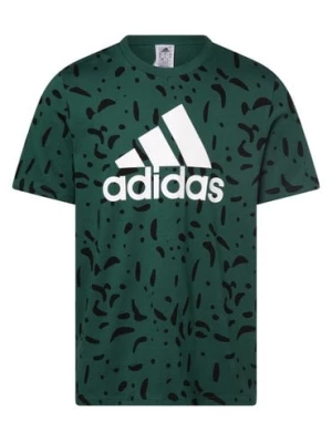adidas Originals T-shirt męski Mężczyźni Bawełna zielony nadruk,