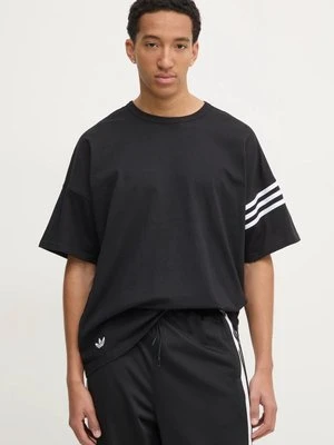 adidas Originals t-shirt Neuclassics męski kolor czarny z aplikacją JC9935