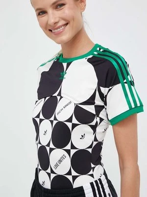 adidas Originals t-shirt PRIDE damski kolor czarny