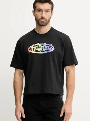 adidas Originals t-shirt Pride x Jeremy Scott kolor czarny z nadrukiem JY2011