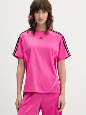 adidas Originals t-shirt Teamgeist damski kolor różowy JZ8271