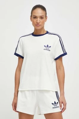 adidas Originals t-shirt Terry damski kolor biały IT9842