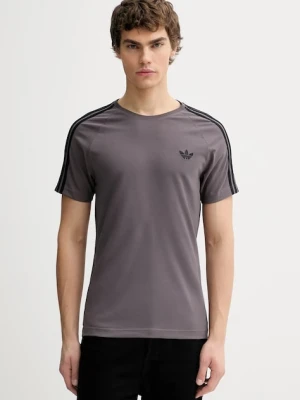 adidas Originals t-shirt Tight 3s męski kolor fioletowy z aplikacją JX1541