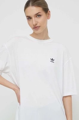 adidas Originals t-shirt Trefoil Tee damski kolor beżowy IR8064