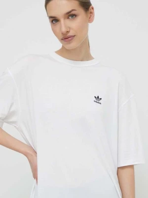 adidas Originals t-shirt Trefoil Tee damski kolor beżowy IR8064