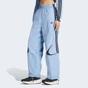 adidas Originals Teamgeist Adicolor Oversized Track Pants kobiety Spodnie dresowe niebieski rozmiar Odzież