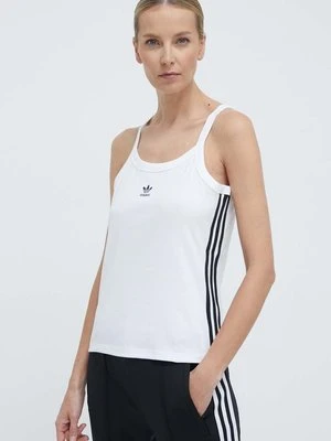 adidas Originals top 3-Stripe Tank damski kolor biały IR6914