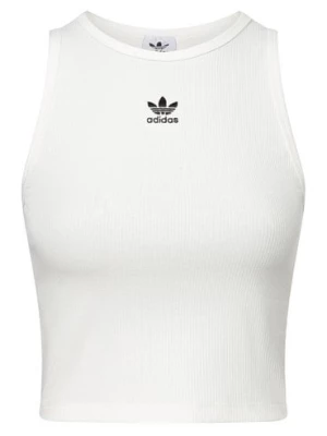 adidas Originals Top damski Kobiety Bawełna biały jednolity,