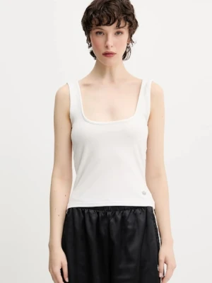 adidas Originals top Essentials kolor biały JW5988