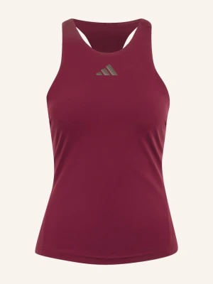 Adidas Originals Top Funkcyjny Climacool Y-Tank rot CIEMNOCZERWONY