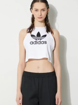 adidas Originals top Trefoil Tank damski kolor biały IP0679