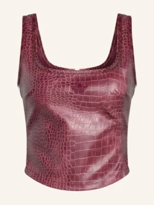 Adidas Originals Top W Stylu Skórzanym rot
